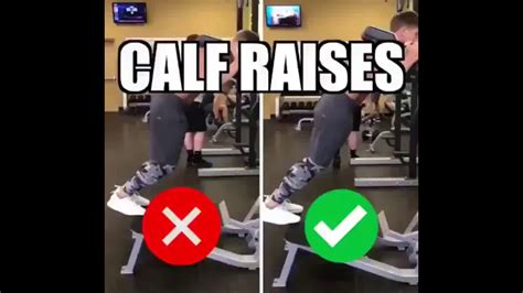 Calf Raises Proper Form | Video & Guide