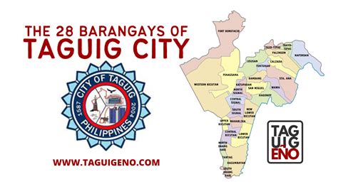 Taguig Barangay Map