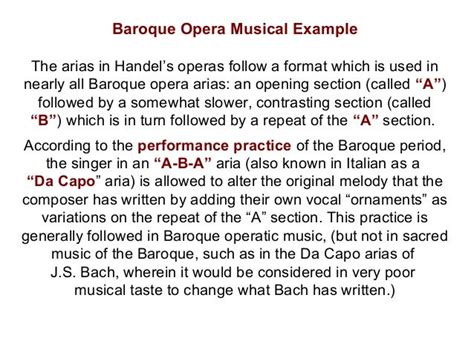 Baroque Opera