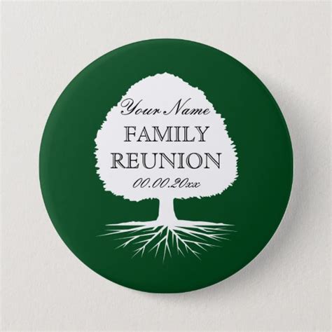 Personalized name family reunion party buttons | Zazzle.com