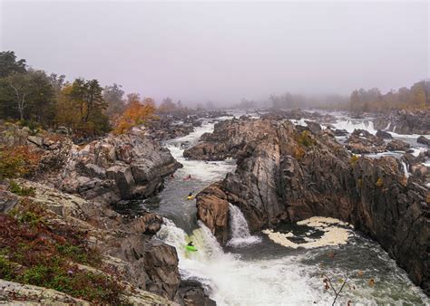 Markoff family kayaks Great Falls amid fog, foliage - The Washington Post