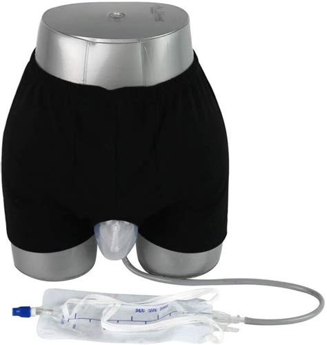 GFYWZ Wearable Male Incontinence Urine Bag with Spill Proof Urine ...