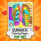 Free Summer Coloring Page | Pop Art Coloring Sheet | Summer Craft