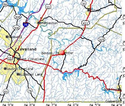 Benton, Tennessee (TN 37307) profile: population, maps, real estate, averages, homes, statistics ...