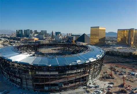 Las Vegas Stadium during Construction Editorial Photo - Image of summer ...