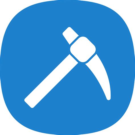 Pickaxe Glyph Icon 15574773 Vector Art at Vecteezy