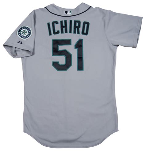 Lot Detail - 2008 Ichiro Suzuki Game Used Seattle Mariners Road Jersey