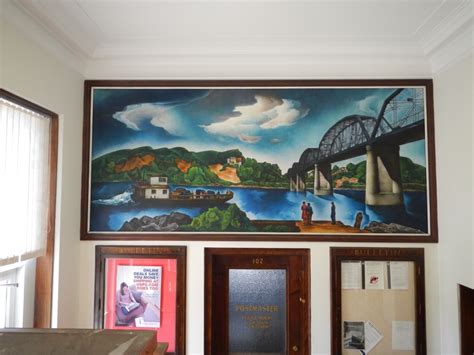 Pittsfield Illinois Post Office Mural 62363 Full — Post Office Fans