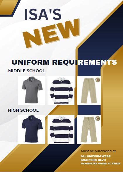 ISA's New Uniform Requirement - News and Announcements