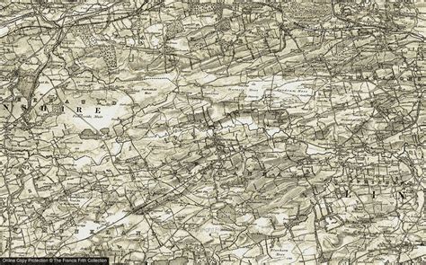 Historic Ordnance Survey Map of Slamannan, 1904-1905