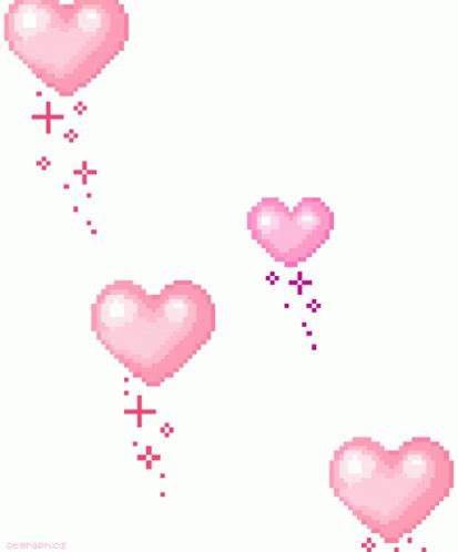 Hearts Pink Hearts GIF - Hearts PinkHearts GoingUp - Discover & Share GIFs