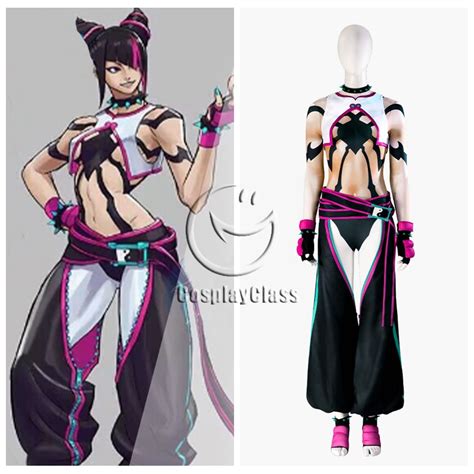 Street Fighter 6 Han Juri Cosplay Costume - CosplayClass