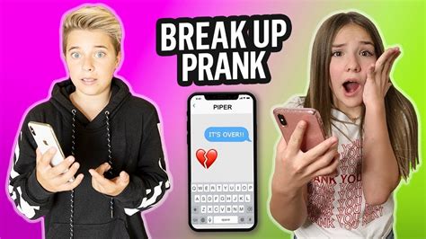 Break Up Prank On Girlfriend **She Cried** 😢💔 | Gavin Magnus ft. Piper Rockelle - YouTube