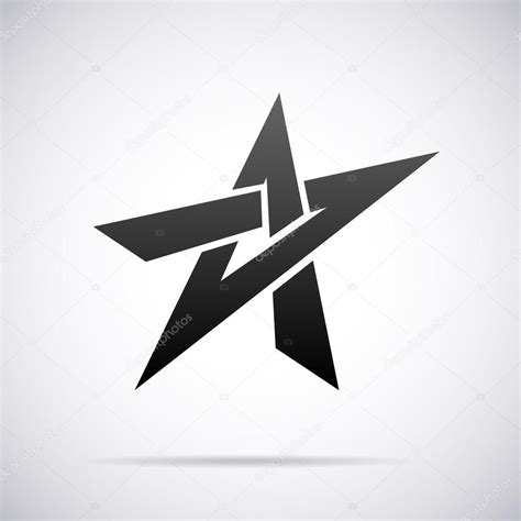 Descargar - Insignia estrella vectoriales. Plantilla de diseño — Ilustración de stock Logo ...