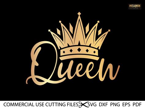 Queen With Crown SVG, Black Woman Crown Svg, Melanin Svg, Afro Svg ...