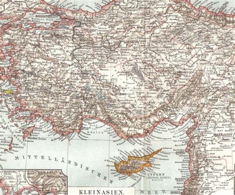 Pin by C T on Cyprus turn of 20th century | Vintage world maps, Map ...