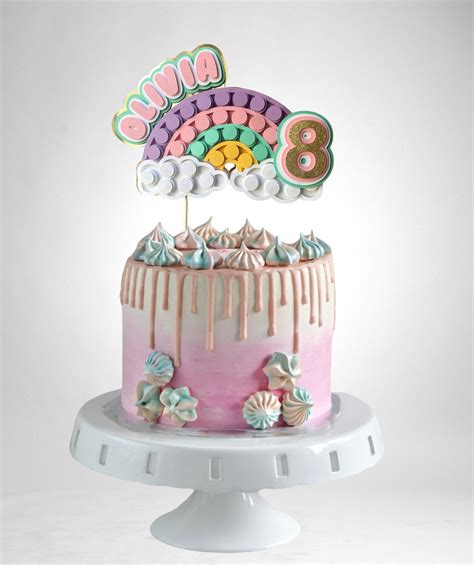 Pop It Fidget Rainbow Cake Topper Pop It Birthday Banner - Etsy UK