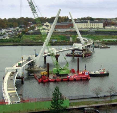 Peace Bridge, Derry-Londonderry - SteelConstruction.info