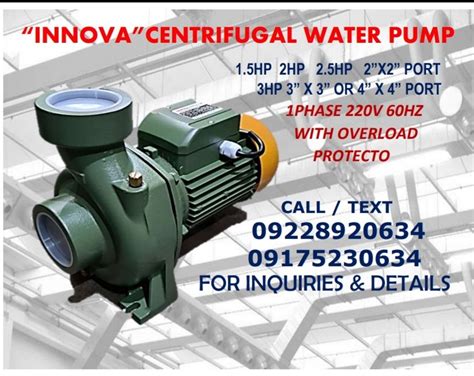 Water Pump, Commercial & Industrial, Construction & Building Materials on Carousell