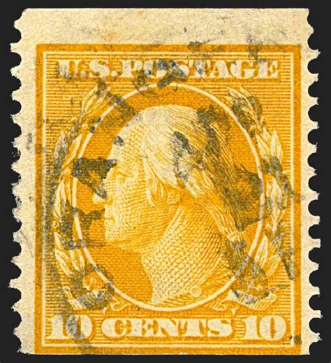 US Stamps Prices Scott Catalog #356: 1909 10c Washington Coil