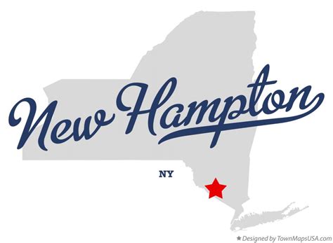 Map of New Hampton, NY, New York