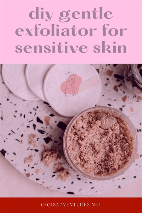 DIY Gentle Exfoliator for Sensitive Skin - Made From 3 Ingredients