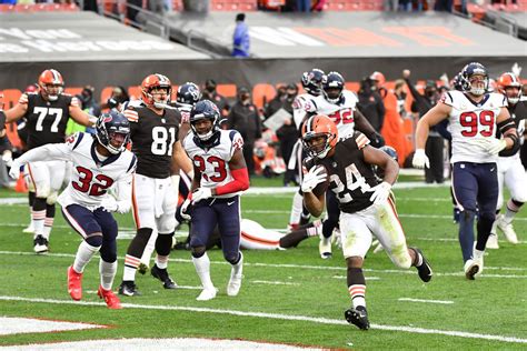 Browns vs. Texans Final Score: Cleveland wins the windy game this time ...