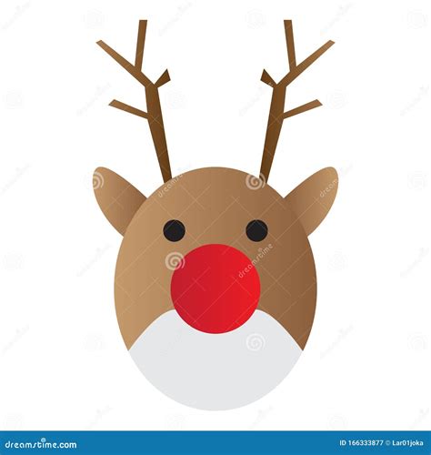 Isolated Reindeer Head Icon Stock Vector - Illustration of black ...