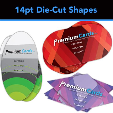 Die Cut Business Cards | PremiumCards.net