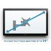 Mount-it! Full Motion Computer Monitor Wall Mount, Articulating Arm Fits Single Monitor Screens ...