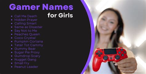 1100+ Girl Nicknames For Games/Pro Female Gamers