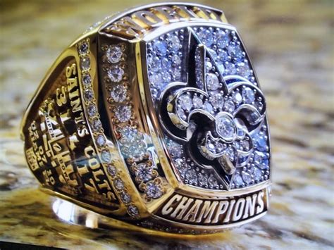 2009 New Orleans Saints Super Bowl Ring | Superbowl Rings ... #super # ...