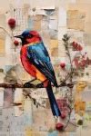 Montage Bird And Music Art Free Stock Photo - Public Domain Pictures