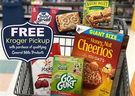 FREE Kroger Pickup (Clicklist) with Purchase of (5) Qualifying General Mills Products! | Kroger ...