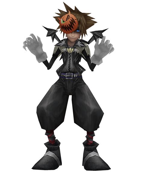 Sora's Halloween Town outfit (Kingdom Hearts) V2 Minecraft Skin