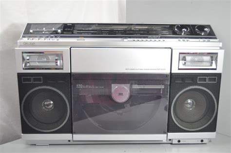 Sharp VX-2000 Boombox | Boombox, Ghetto blaster, Record player