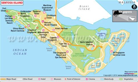 Sentosa Island, Singapore - Map, Facts, Location, Best time to visit, hours