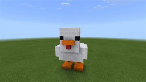 Chicken statue | Minecraft Amino