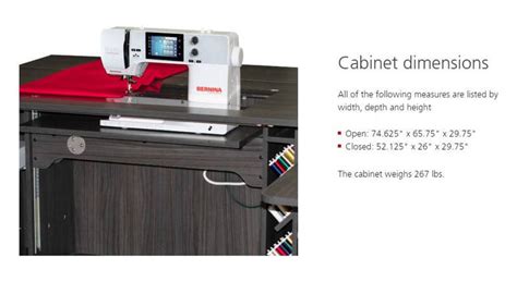 Bernina Sewing Cabinet Dimensions | Cabinets Matttroy