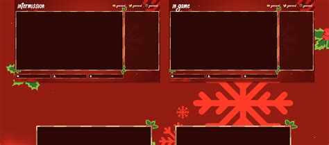 FREE Christmas Overlay Stream Pack :: Behance