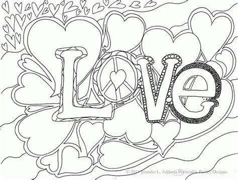 Love One Another Coloring Page - Coloring Home