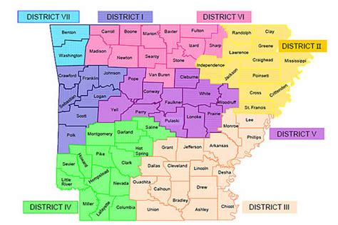 District Map - ARKANSAS BUSINESS EDUCATION ASSOCIATION