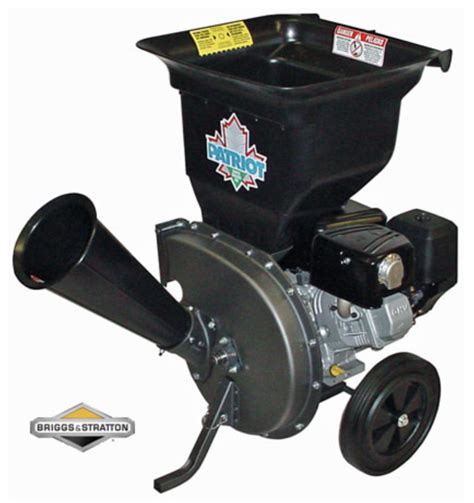 Outdoor Power Tools Patriot CSV-3100B 10 hp Gas Wood Chipper Leaf Shredder futurefertility.com