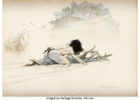 Frank Frazetta Fire and Ice Concept Painting Original Art | Lot #94047 | Heritage Auctions ...