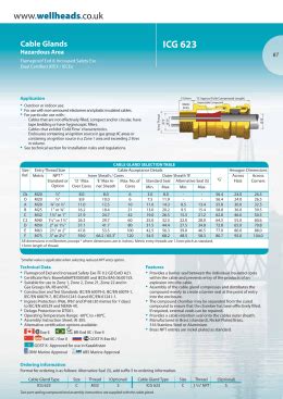 Capri "Cable Glands Global Solutions Catalogue"