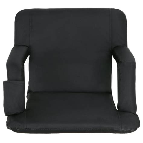 Zeny Stadium Seat Chair Bleacher Seats 5-Reclining Positions Padded with Back Support, Cushion ...