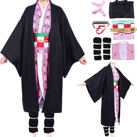 Buy Amycute Nezuko Cosplay Outfits Demon Slayer Cosplay Costume Kamado ...