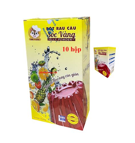 Rau câu sóc vàng - Thùng *10 hộp