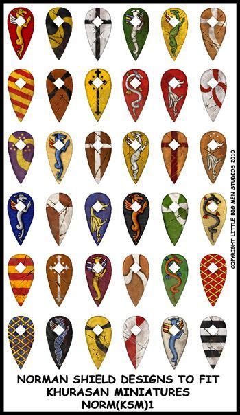 Shields | Norman shield, Medieval shields, Viking shield