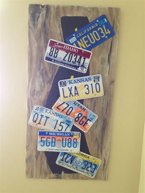 123 best images about License Plate Art on Pinterest | Discover best ideas about Folk art ...